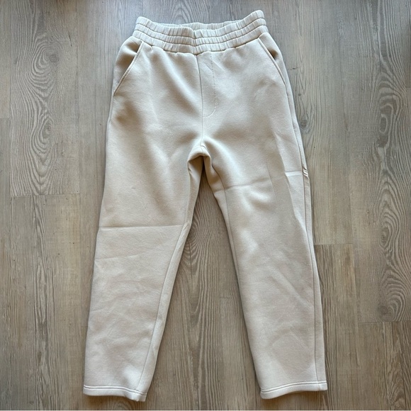 Leze the Label Kendal thick modal sweatpant size Large beige pant women’s L - Picture 1 of 7